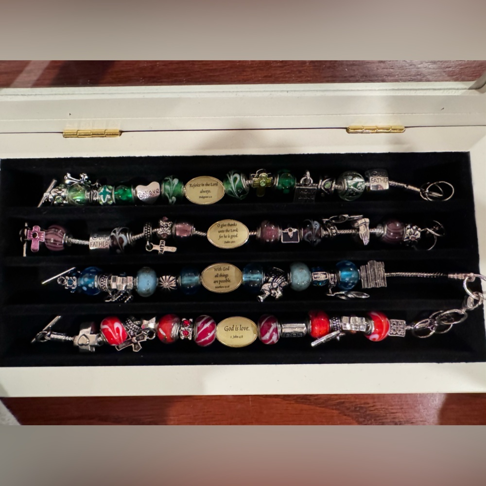 Willabe & Ward Christian charm bracelets